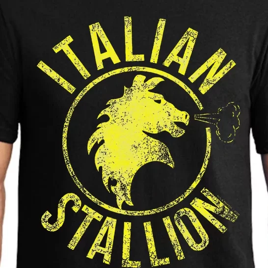 Rocky Italian Stallion Horse Pajama Set