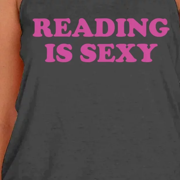 Reading Is Sexy Women's Knotted Racerback Tank