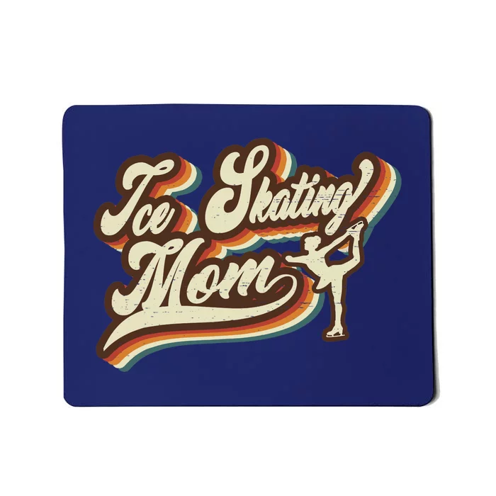 Retro Ice Skating Mom Sports Mama Mothers Day Mousepad