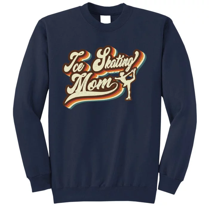 Retro Ice Skating Mom Sports Mama Mothers Day Tall Sweatshirt