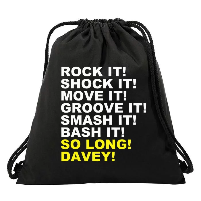 Rock It! Shock It! Almost Vintage Drawstring Bag