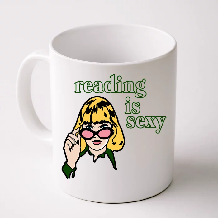 Reading Is Sexy Funny Book Lovers Front & Back Coffee Mug