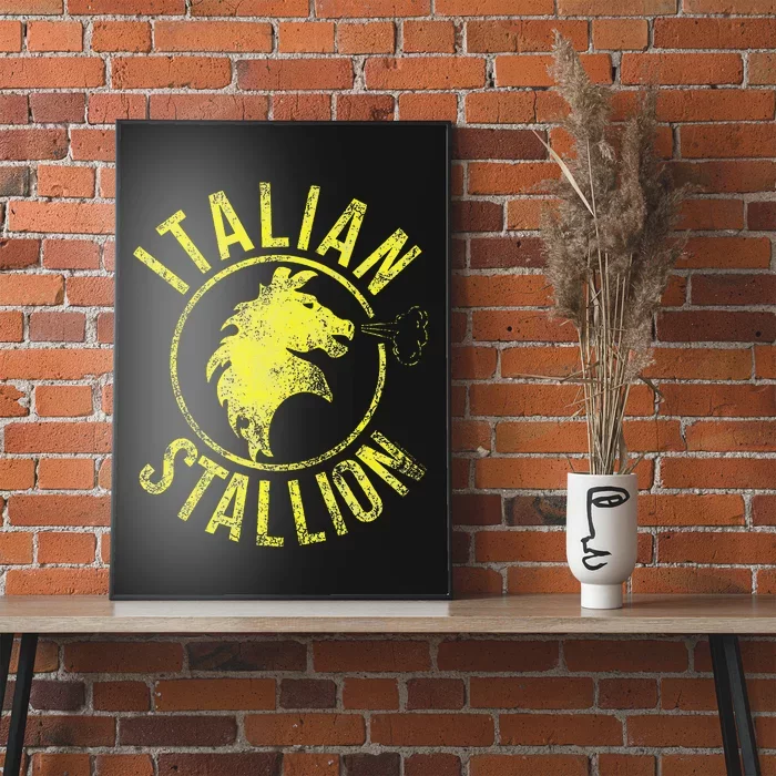 Rocky Italian Stallion Horse Poster