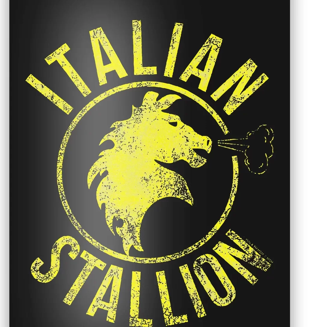 Rocky Italian Stallion Horse Poster