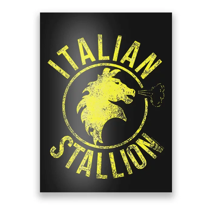 Rocky Italian Stallion Horse Poster