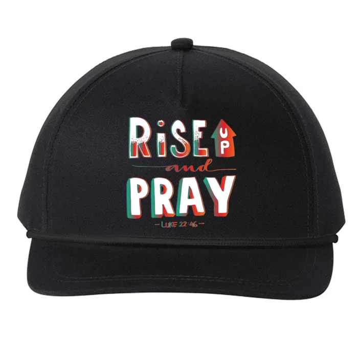 Rise And Pray Luke 22:16 Snapback Five-Panel Rope Hat