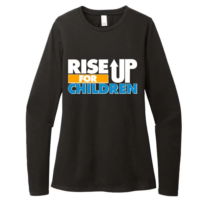 Rise Up For The Children Womens CVC Long Sleeve Shirt