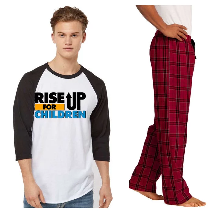 Rise Up For The Children Raglan Sleeve Pajama Set