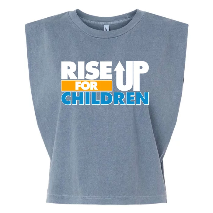 Rise Up For The Children Garment-Dyed Women's Muscle Tee