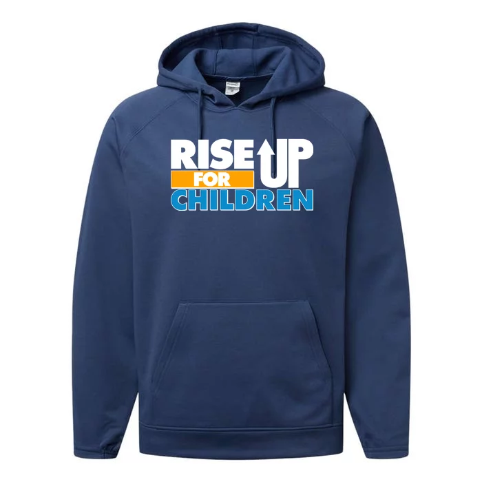 Rise Up For The Children Performance Fleece Hoodie