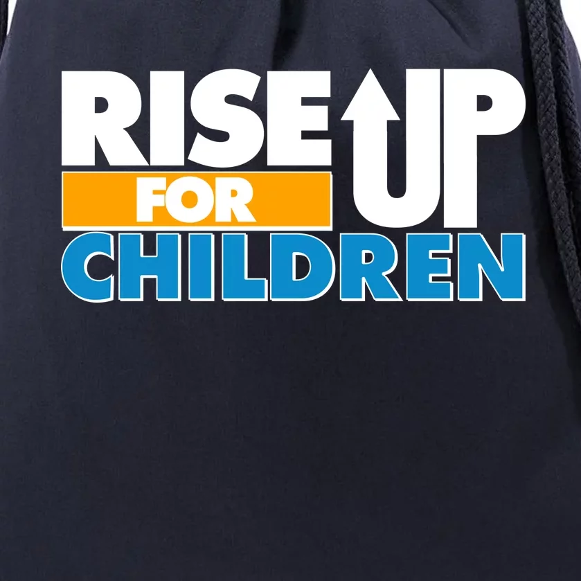 Rise Up For The Children Drawstring Bag