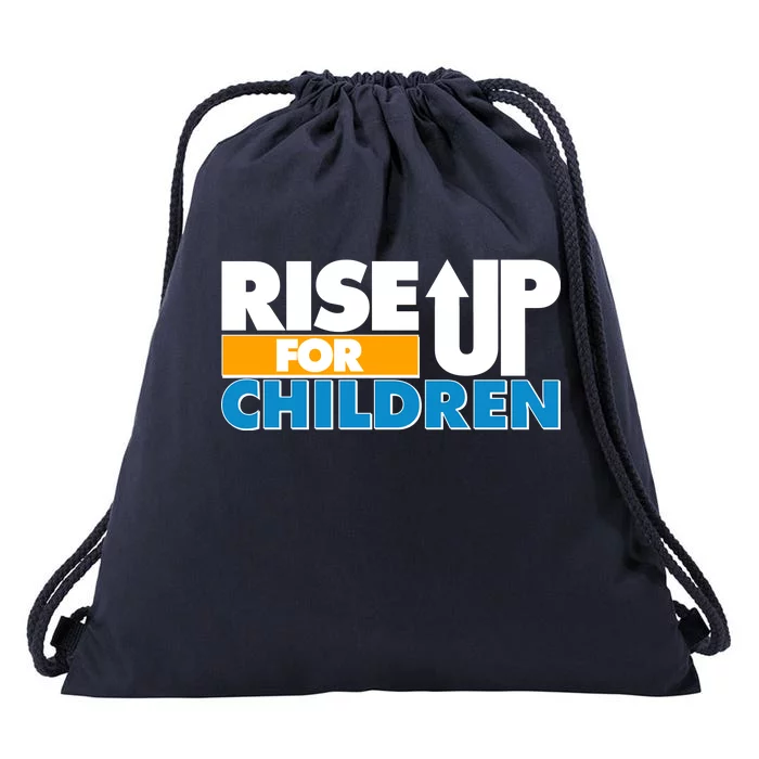 Rise Up For The Children Drawstring Bag