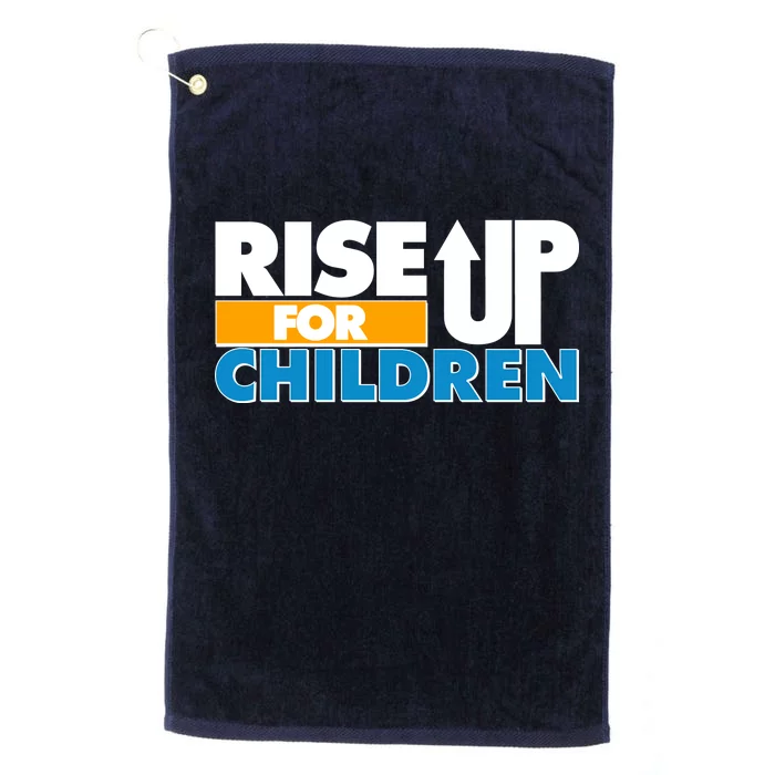 Rise Up For The Children Platinum Collection Golf Towel