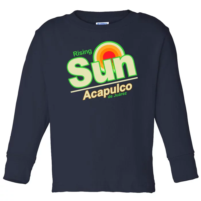 Rising Sun Acapulco Soda Toddler Long Sleeve Shirt