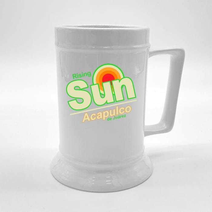 Rising Sun Acapulco Soda Front & Back Beer Stein