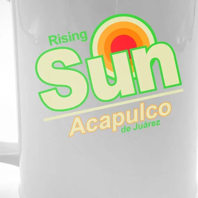 Rising Sun Acapulco Soda Front & Back Beer Stein