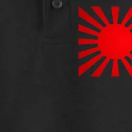 Rising Sun Flag Japan Dry Zone Grid Performance Polo