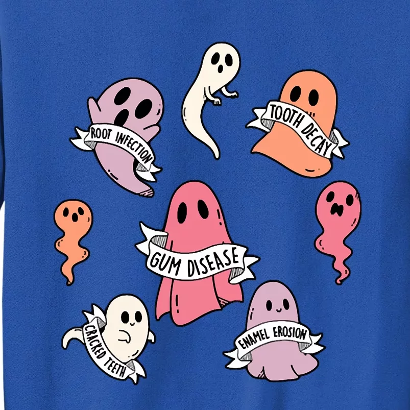 Root Infection Tooth Decay Gum Disease Dentist Ghost Squad Gift Tall Sweatshirt