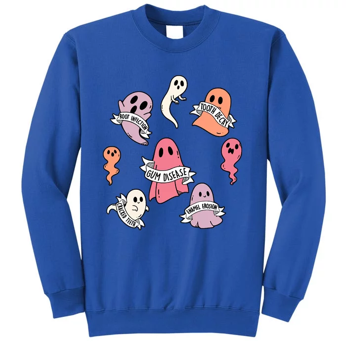 Root Infection Tooth Decay Gum Disease Dentist Ghost Squad Gift Tall Sweatshirt