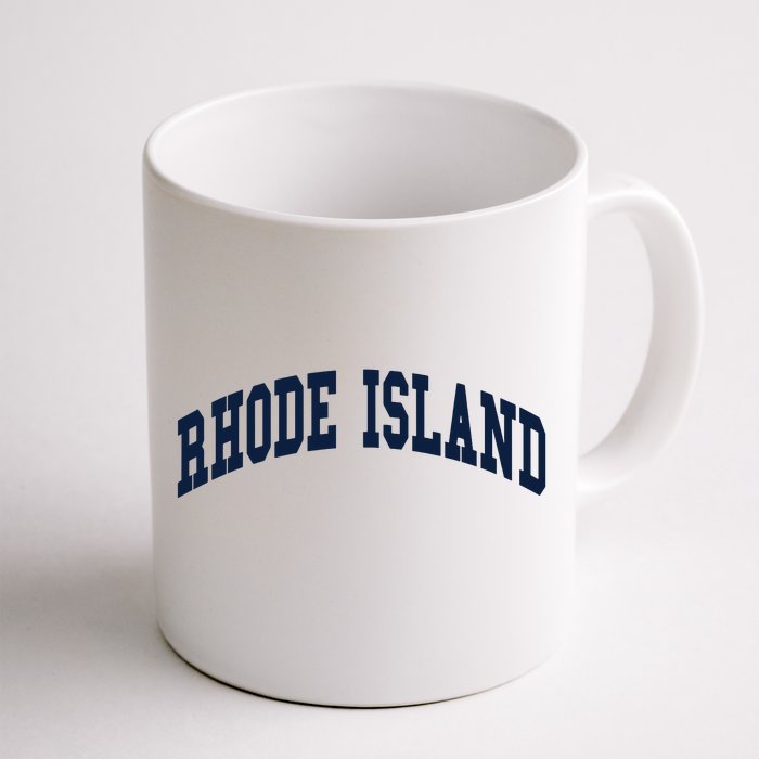 Rhode Island Throwback Design Classic Front & Back Coffee Mug