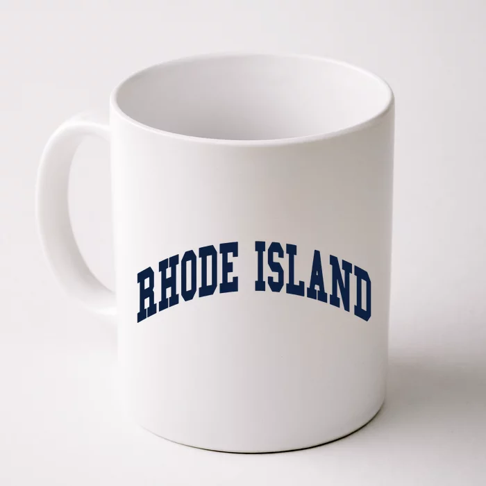 Rhode Island Throwback Design Classic Front & Back Coffee Mug