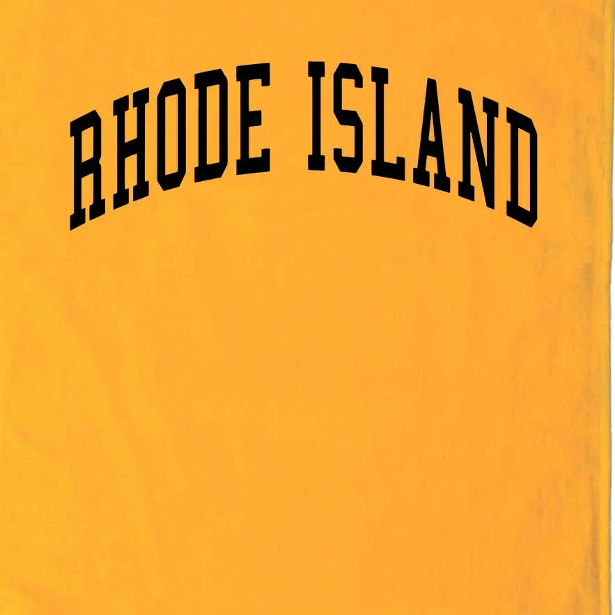 Rhode Island Throwback Design Classic Platinum Collection Golf Towel