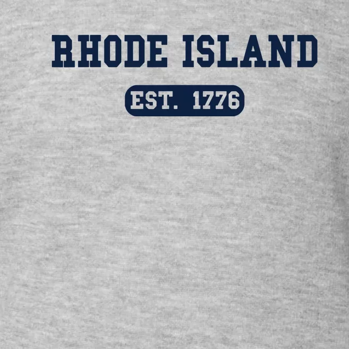 Rhode Island Throwback Design Classic Toddler Sweatshirt