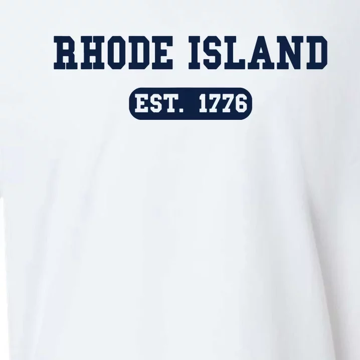 Rhode Island Throwback Design Classic Sueded Cloud Jersey T-Shirt