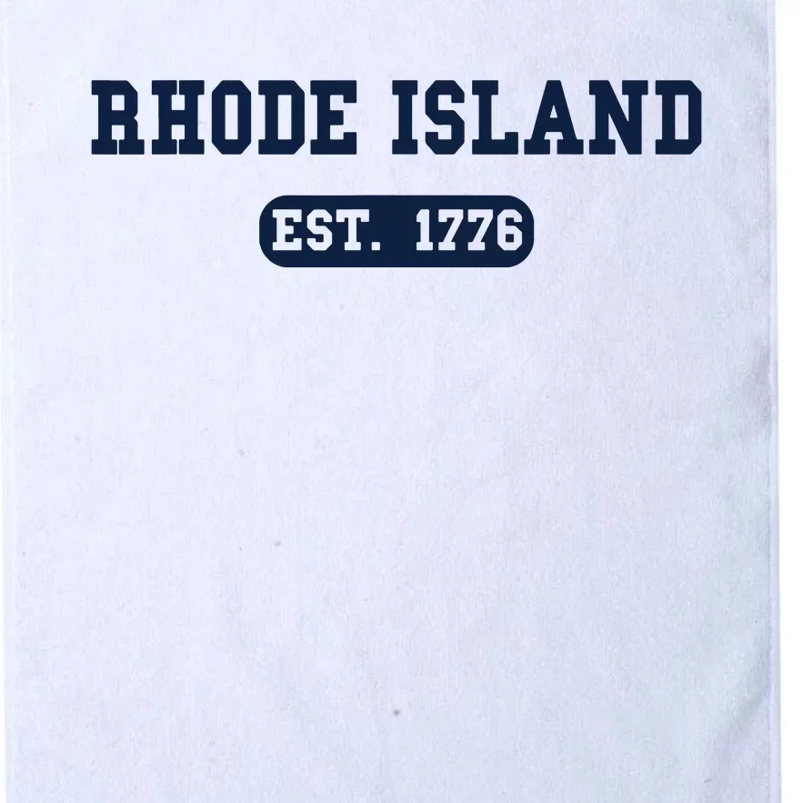 Rhode Island Throwback Design Classic Platinum Collection Golf Towel