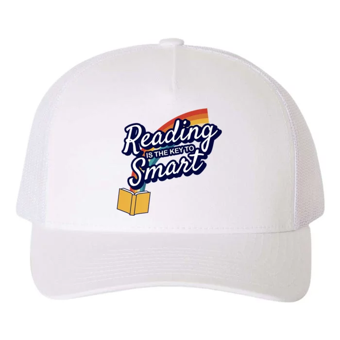 Reading Is The Key To Smart Yupoong Adult 5-Panel Trucker Hat