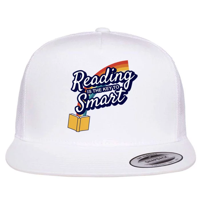 Reading Is The Key To Smart Flat Bill Trucker Hat