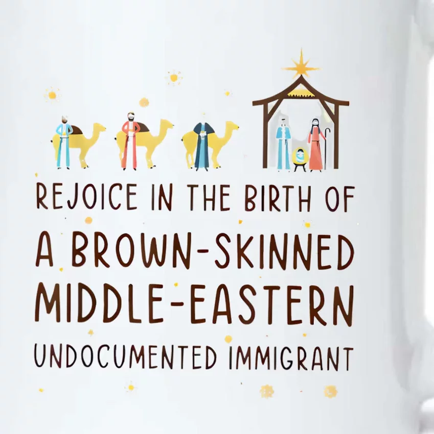 Rejoice In The Birth Of A Brown Skinned Middle Eastern Black Color Changing Mug