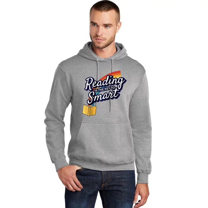 Reading Is The Key To Smart Raglan Baseball Tall Hoodie