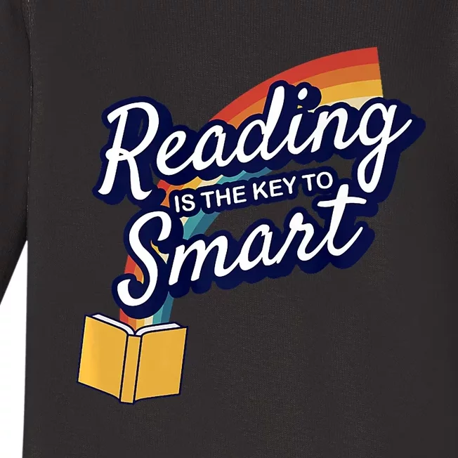 Reading Is The Key To Smart Baby Long Sleeve Bodysuit