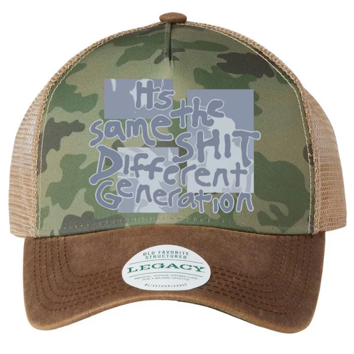 Rickymontgomery ItS The Same Shit Different Generation Limited Legacy Tie Dye Trucker Hat