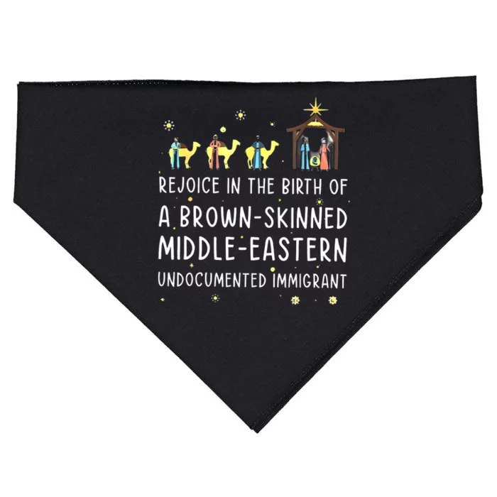 Rejoice In The Birth Of A Brown Skinned Middle Eastern USA-Made Doggie Bandana