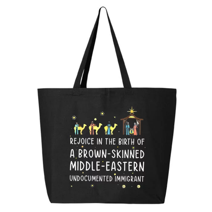 Rejoice In The Birth Of A Brown Skinned Middle Eastern 25L Jumbo Tote