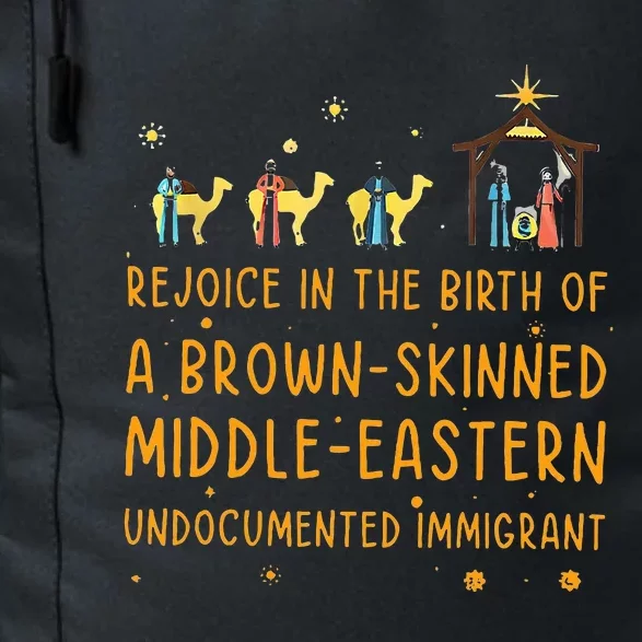 Rejoice In The Birth Of A Brown Skinned Middle Eastern Daily Commute Backpack