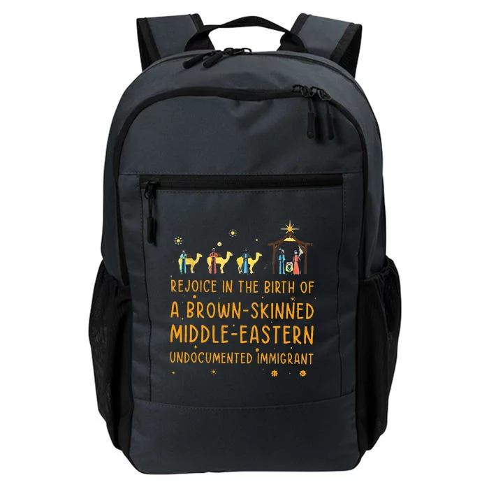 Rejoice In The Birth Of A Brown Skinned Middle Eastern Daily Commute Backpack