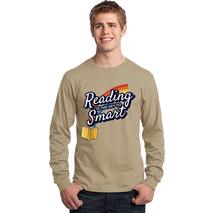 Reading Is The Key To Smart Raglan Long Sleeve Shirt