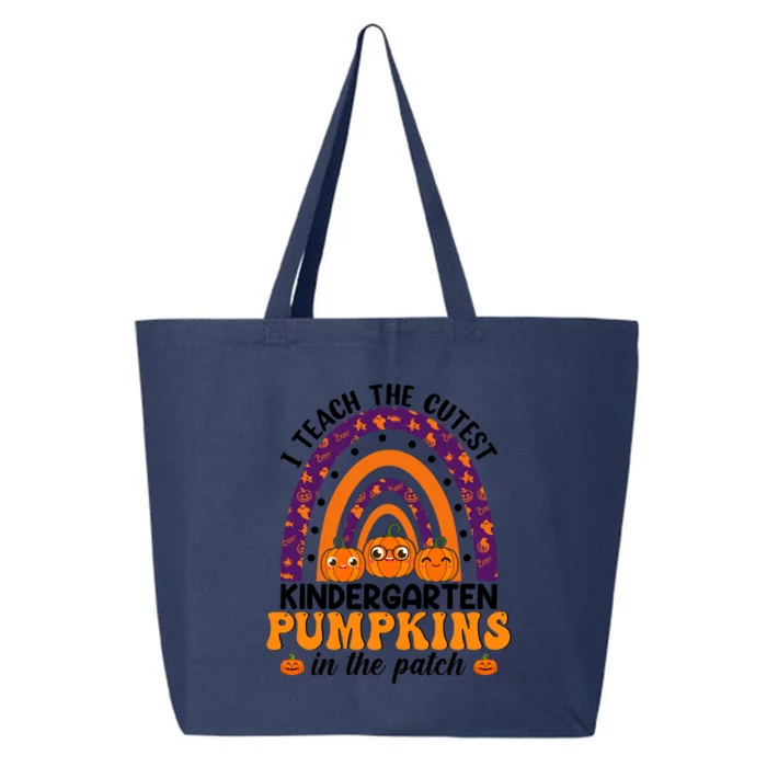 Rainbow I Teach The Cutest Pumpkins Kindergarten Teacher Gift 25L Jumbo Tote