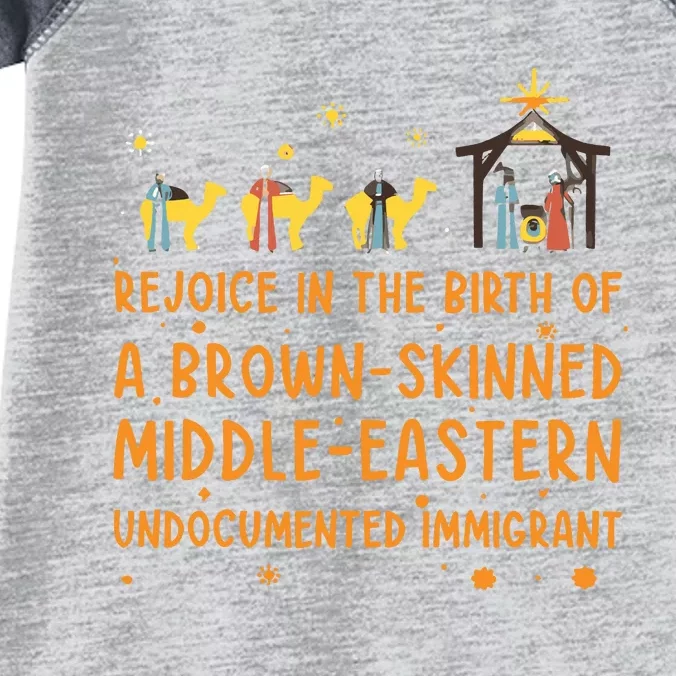 Rejoice In The Birth Of A Brown Skinned Middle Eastern Infant Baby Jersey Bodysuit