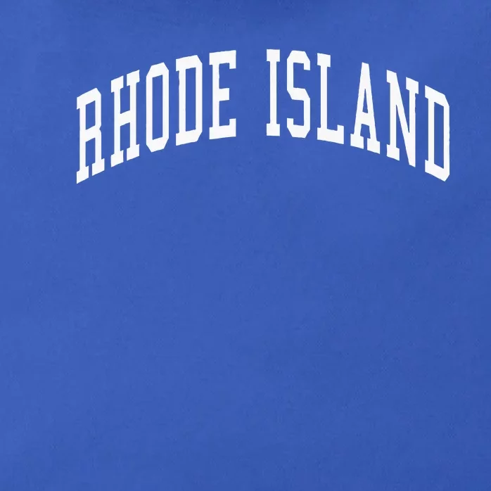 Rhode Island Throwback Design Classic Zip Tote Bag