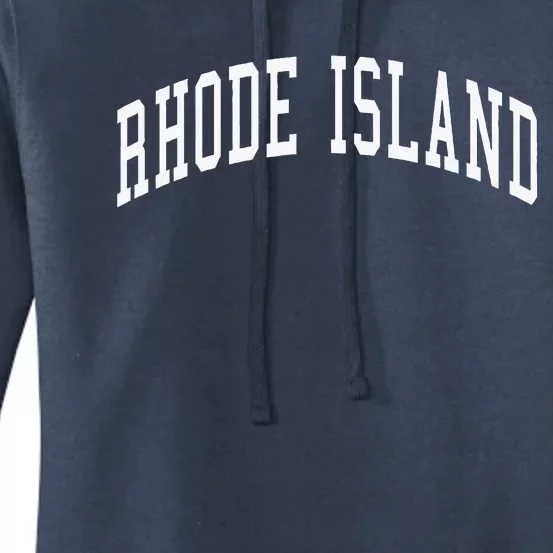 Rhode Island Throwback Design Classic Women's Pullover Hoodie