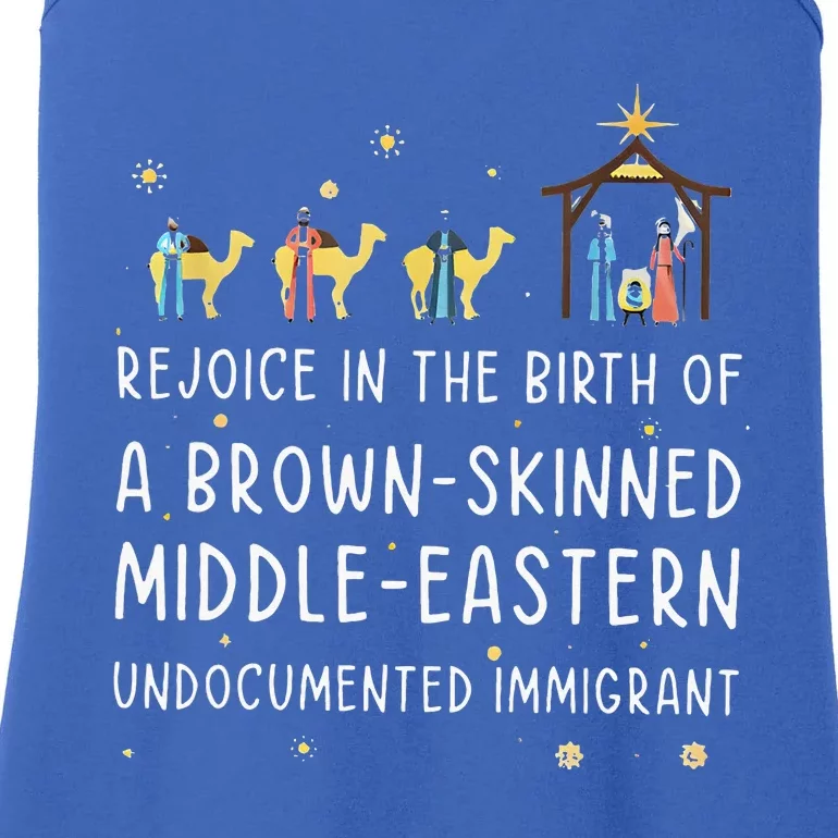 Rejoice In The Birth Of A Brown Skinned Middle Eastern Ladies Essential Tank