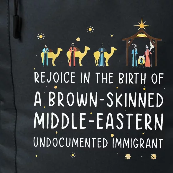 Rejoice In The Birth Of A Brown Skinned Middle Eastern Daily Commute Backpack