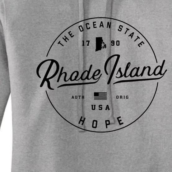 Rhode Island Us State Travel Vacation Ri Usa Women's Pullover Hoodie