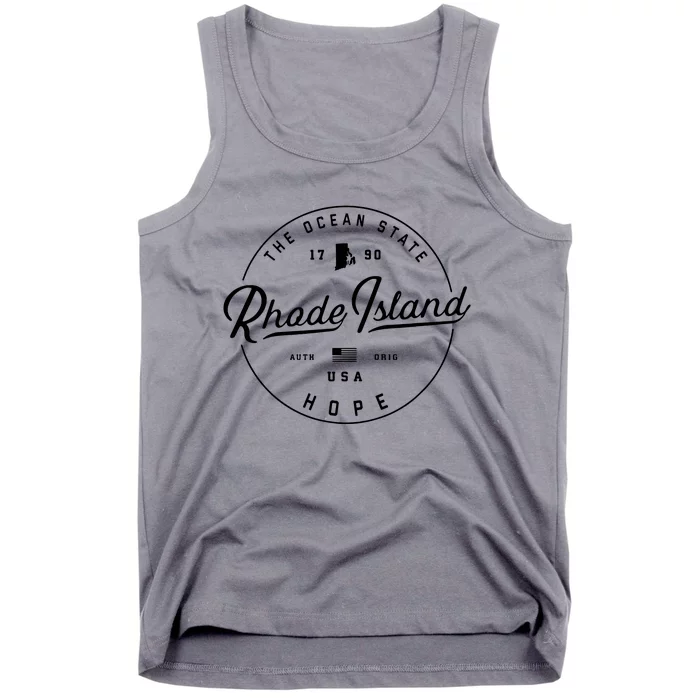 Rhode Island Us State Travel Vacation Ri Usa Tank Top