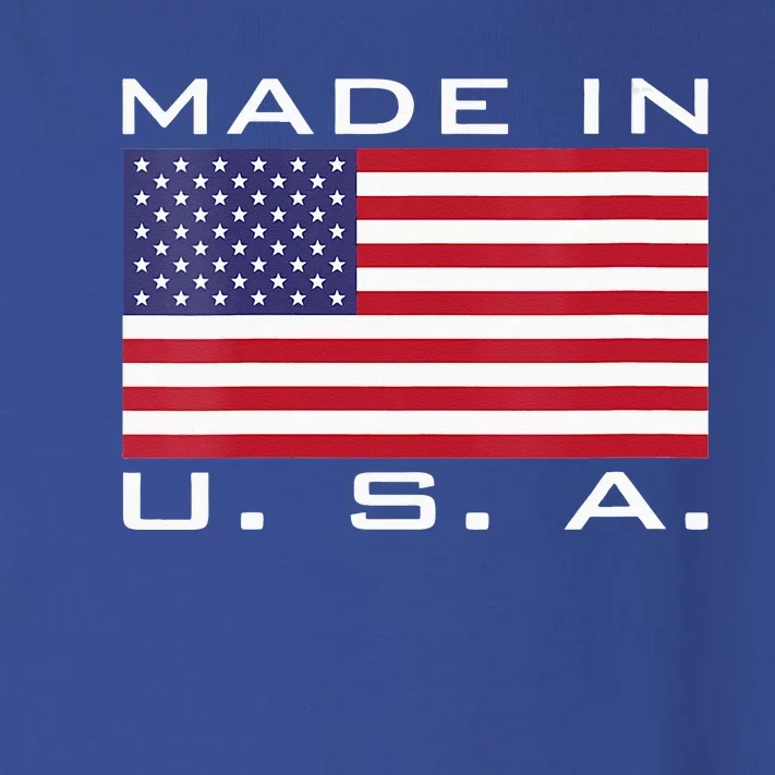 RAISED IN USA FLAG AMERICAN MADE BRED AMERICA Toddler Long Sleeve Shirt