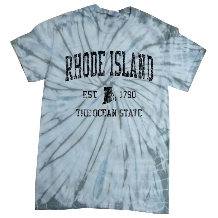 Rhode Island Vintage Sports Ri Design Rhode Islander Tie-Dye T-Shirt